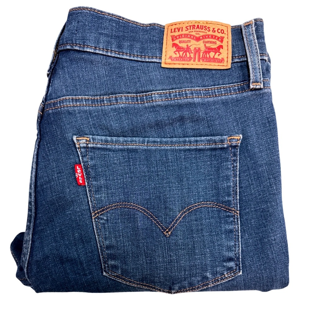 Levis 311 Shaping Skinny Jeans Womens 31x28 Blue Medium Wash 19626-0262
